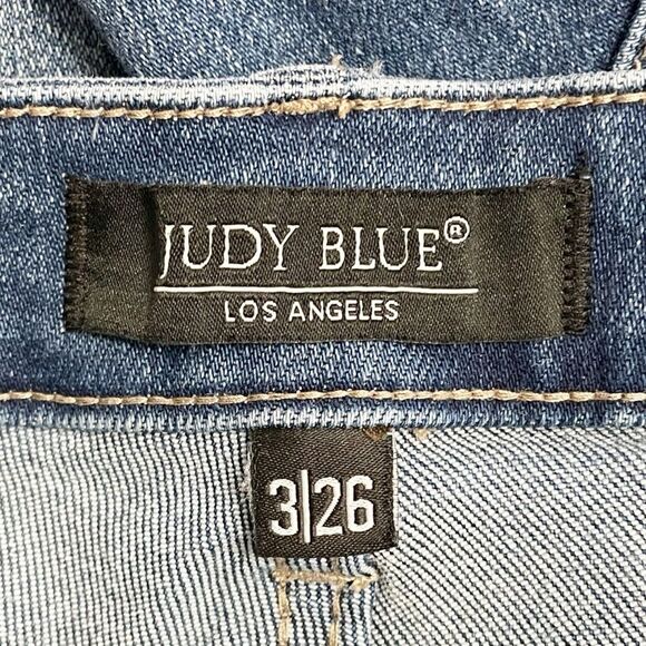 Judy Blue Dad Jeans Size 26 | 2/3 High Rise Straight Leg Vintage Wash JB88531 - Picture 8 of 12